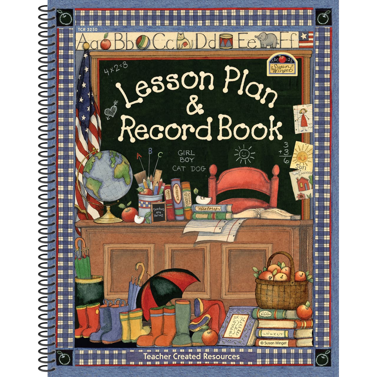 Teacher Created Resources Susan Winget Lesson Plan &#x26; Record Book